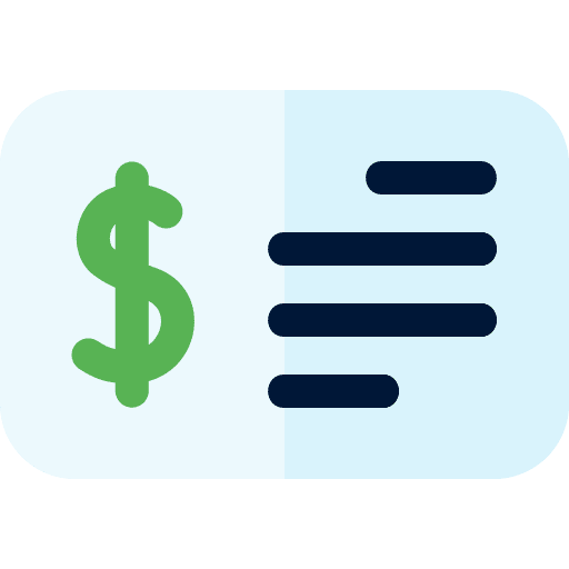 Cheque cheque banking paycheck icon