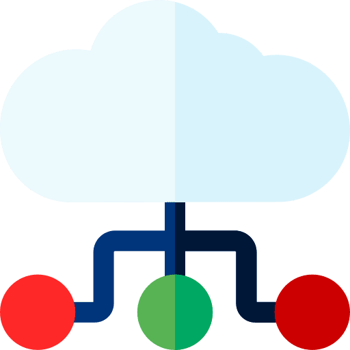 Cloud cloud data multimedia hosting icon