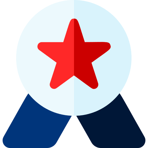 Quality medal award reward icon