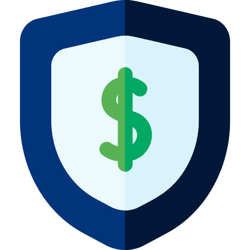 Shield business and finance finance dollar icon