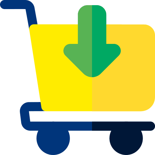 Shopping cart commerce commerce and shopping buy icon