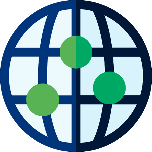 World placeholder earth symbol icon