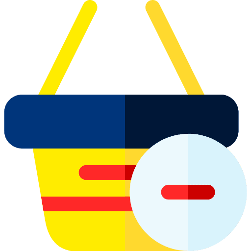 Basket purchase store commerce and shopping icon