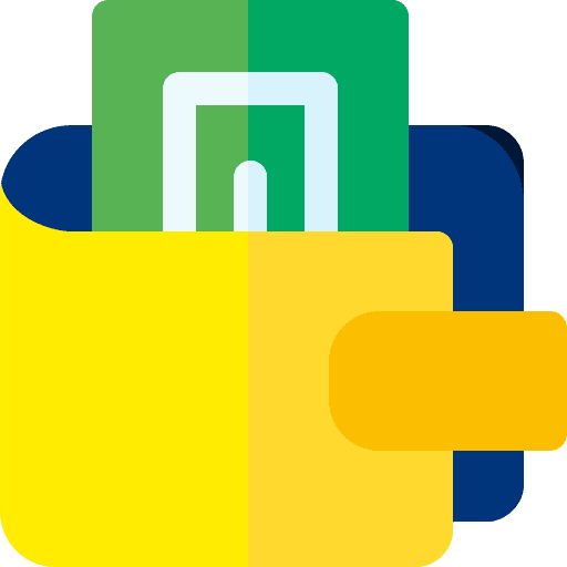 Wallet wallet holder billfold icon