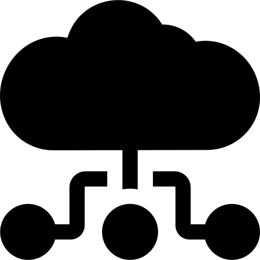 Cloud cloud data networking cloud computing icon
