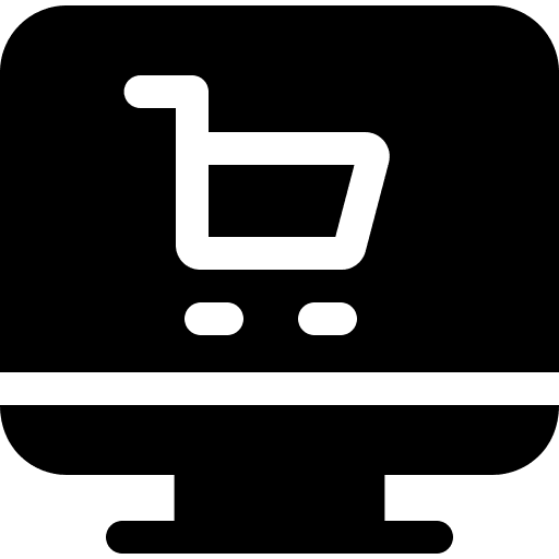 Ecommerce online store commerce commerce and shopping icon