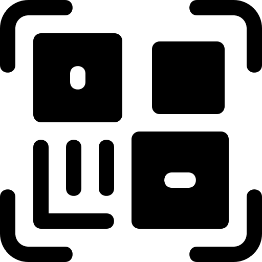Qr code qr coding barcode icon