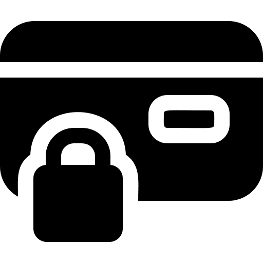 Secure payment credit card shopping secure payment icon