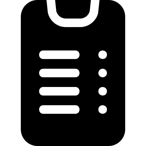 Checklist specs criteria list icon