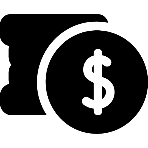Coin business and finance currency business icon