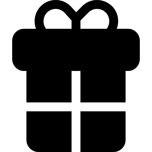 Present gift birthday gift box icon