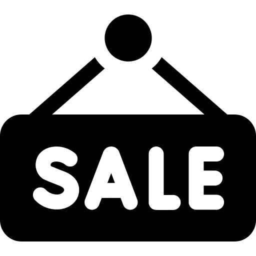 Sale commerce and shopping discount offer icon