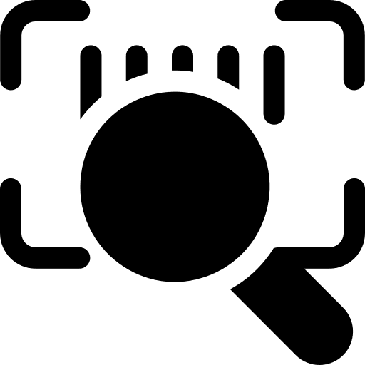 Search commerce barcode multimedia icon