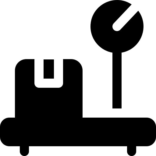 Weight delivery shipping and delivery weight icon