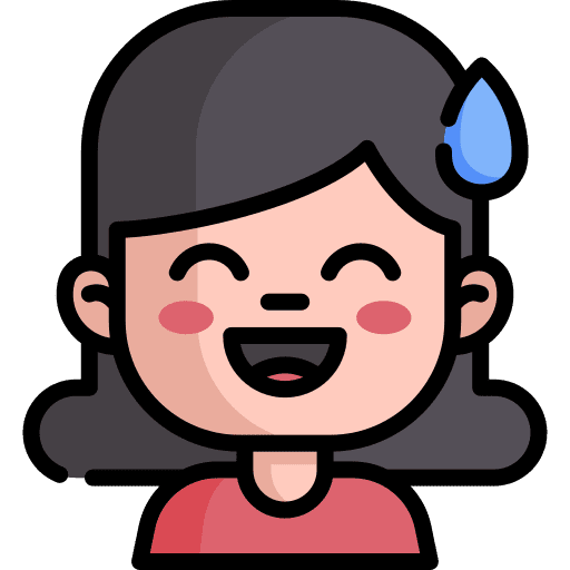 Embarrassed worried shame feelings icon