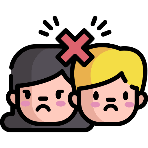 Quarrel quarrel friends friendship icon