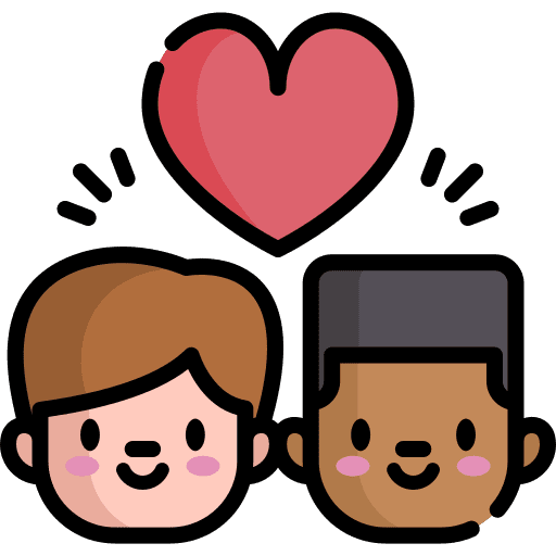 Friendship homosexual love friendship icon