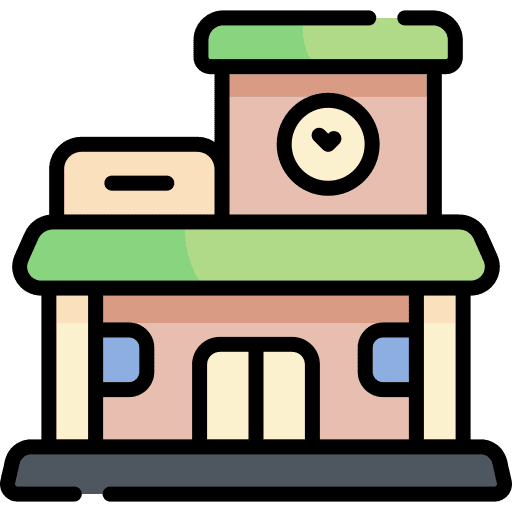 Town hall hall office city icon