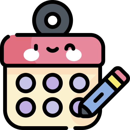 Calendar planing travel event icon