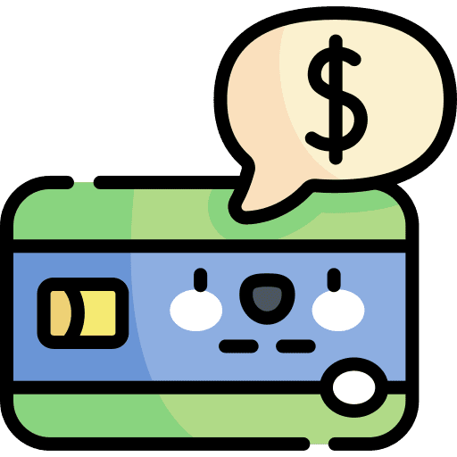 Credit card confirmed pay debit icon
