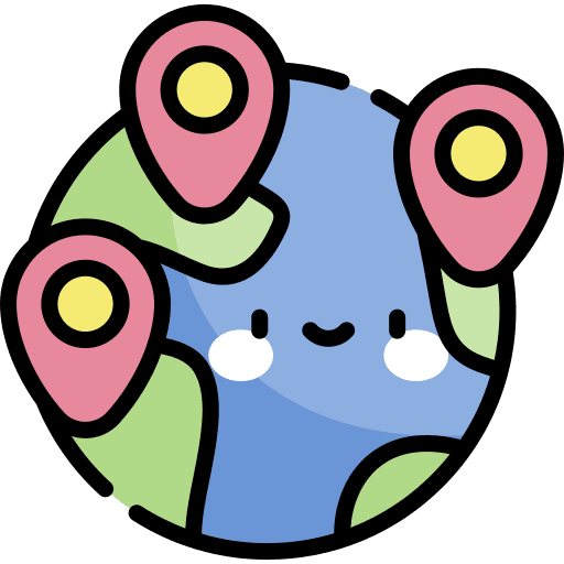 Destination travel worldwide placeholder icon