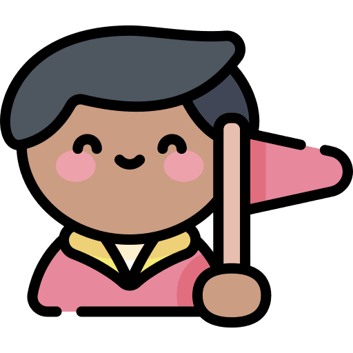 Tour guide avatar flag job icon
