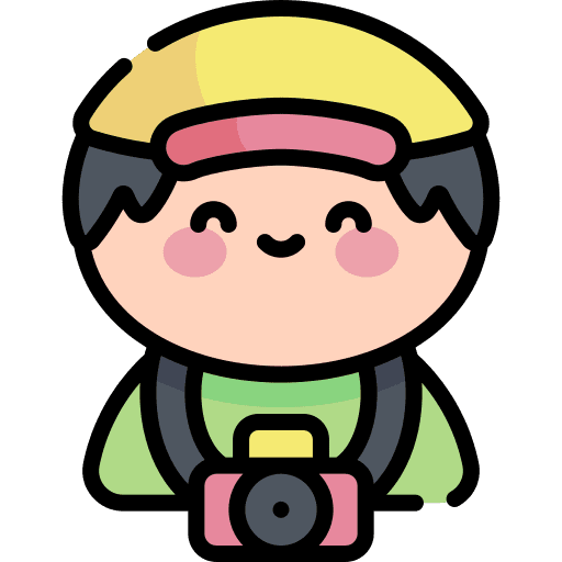 Tourist camera avatar photography icon