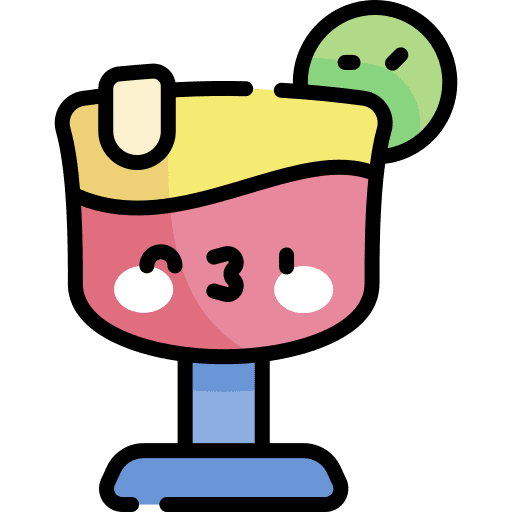 Cocktail food and restaurant cocktail beverage icon