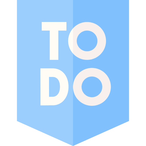 To do sticker label to do icon