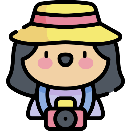 Tourist avatar photography woman icon