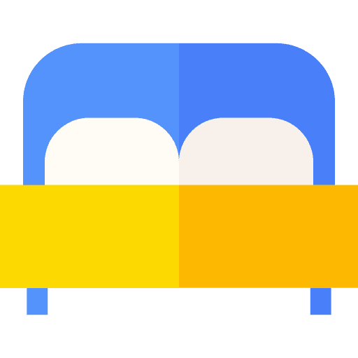 Bed bed queen size double icon