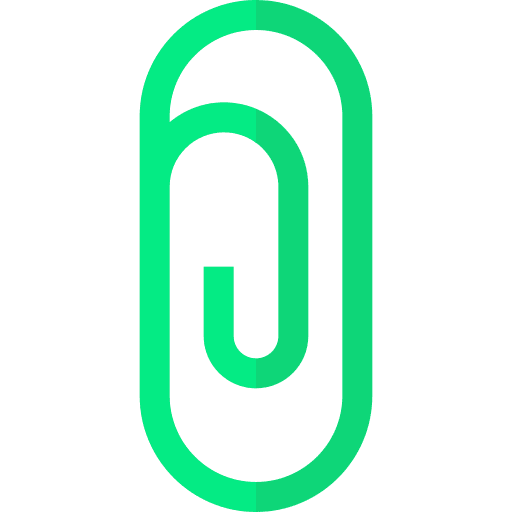 Clip education paperclip office material icon