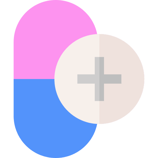 Pills drug healthcare and medical capsules icon