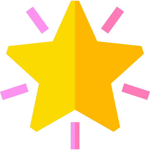 Star favourite rate gold star icon