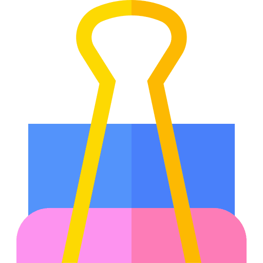 Clip paperclip miscellaneous stationery icon