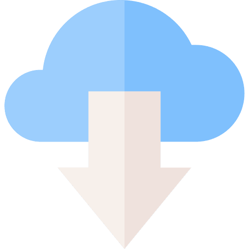 Cloud ui storage download icon