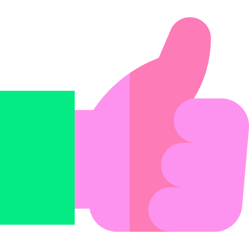 Like finger like thumb up icon