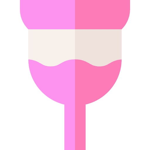 Menstrual cup sanitary healthcare and medical menstrual cup icon