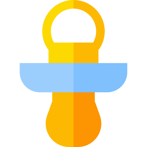 Pacifier toy pacifier dummy icon