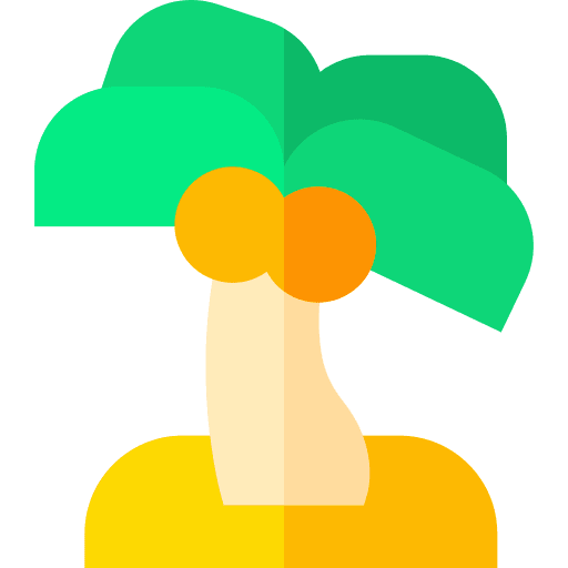 Palm tree palm tree island tropical icon