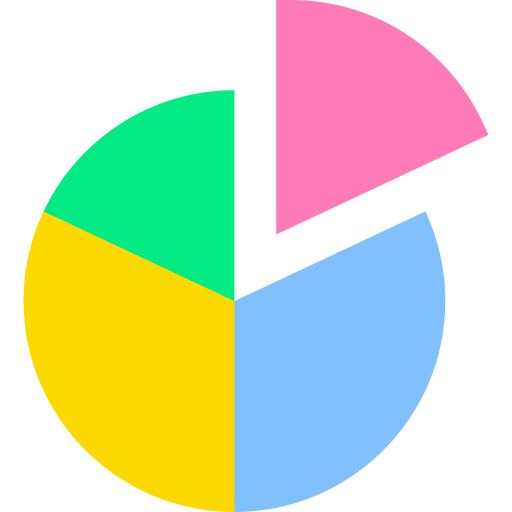 Pie chart statistics pie chart marketing icon