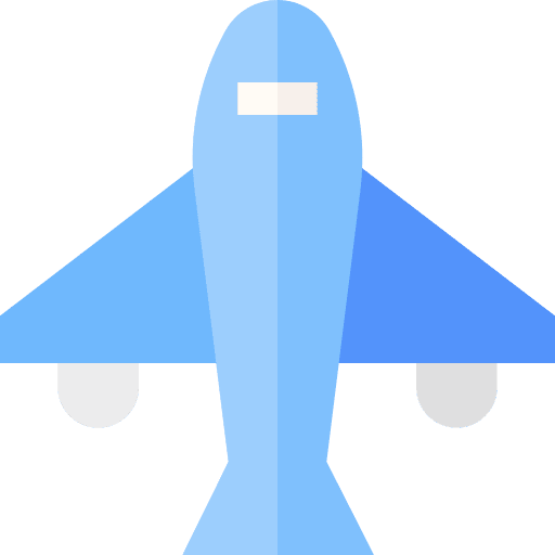 Plane aircraft airplane fly icon