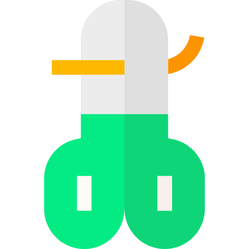 Scissors office material education tools and utensils icon