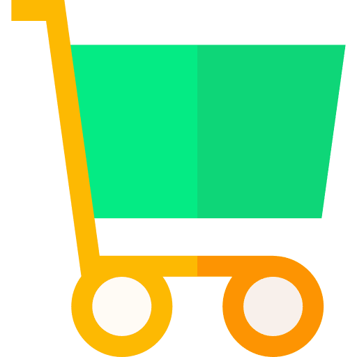 Shopping cart online shop commerce and shopping supermarket icon