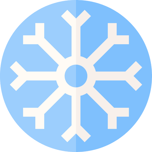 Snowflake snow cold nature icon
