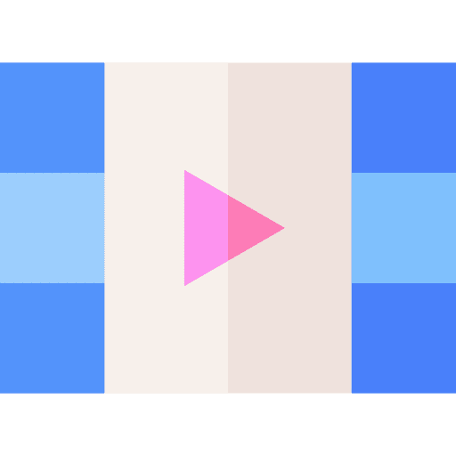 Video play button video player icon