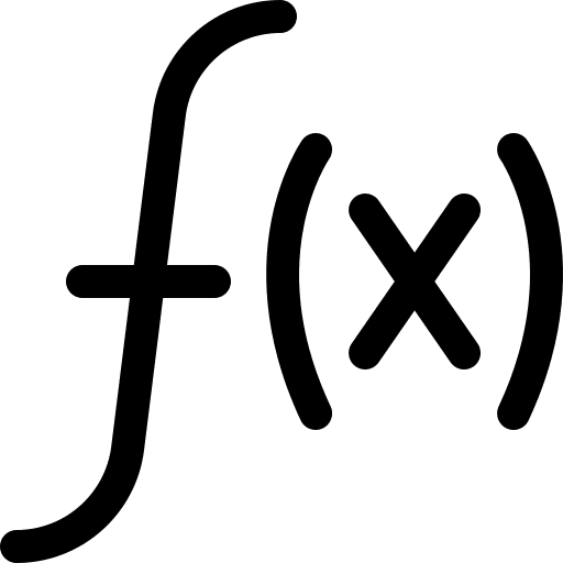 Function symbol mathematics sign icon