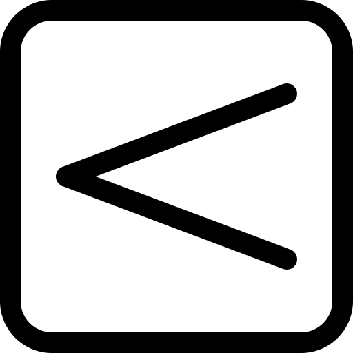 Less than symbol less shapes and symbols symbol icon