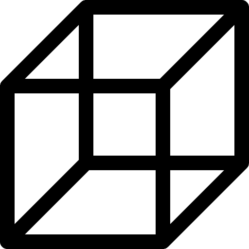 Cube 3d mathematics maths icon