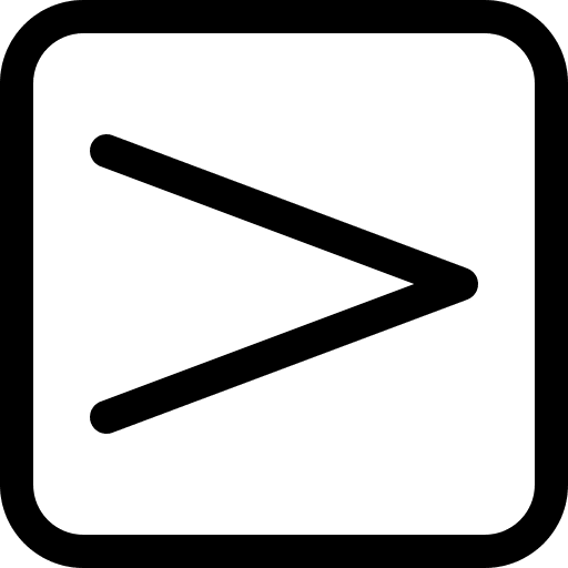 Greater than symbol greater than symbol mathematical maths icon